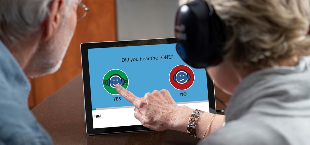 AMTAS Flex automated audiometry testing