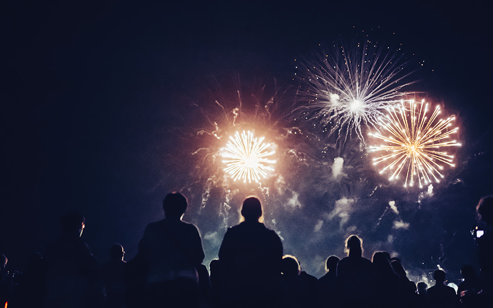 abstract image of fireworks